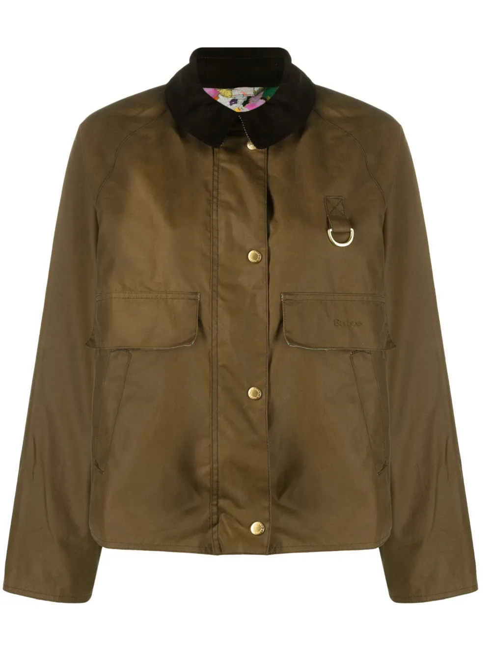 Barbour single-breasted button-fastening jacket - Brown