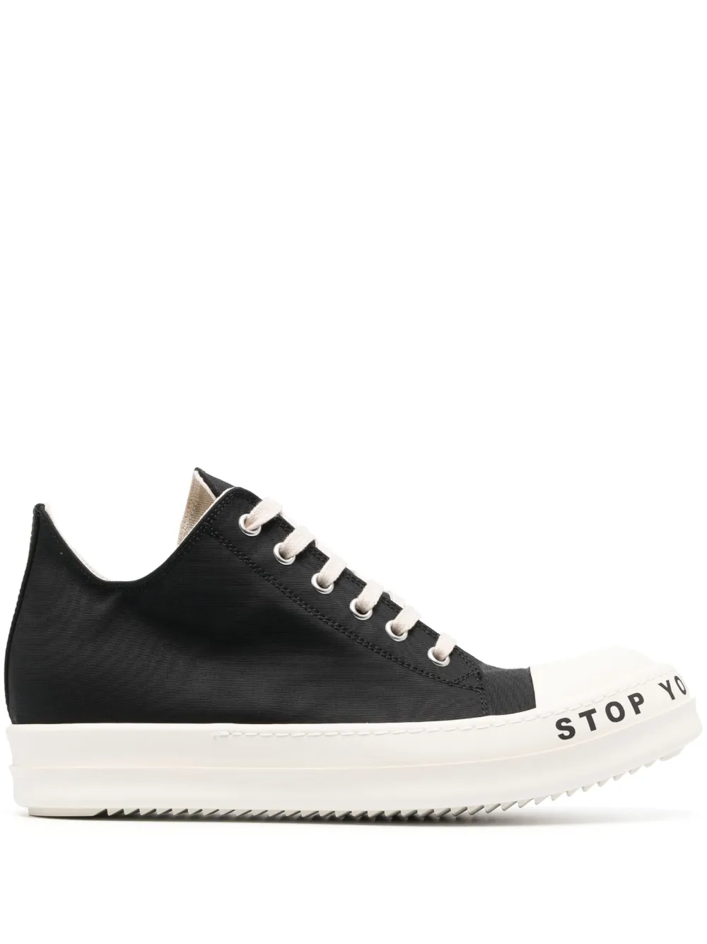 Rick Owens DRKSHDW round-toe sneakers - Black