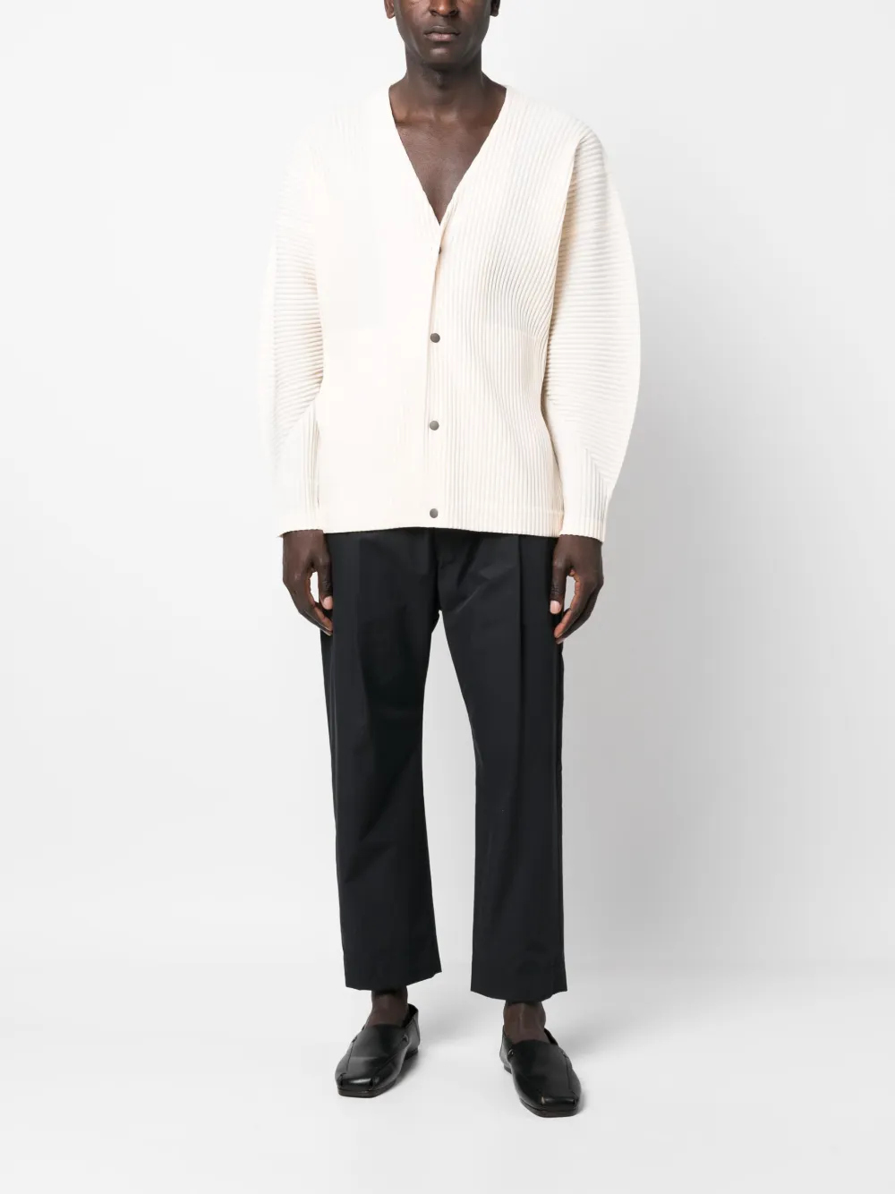 Homme Plissé Issey Miyake Vest met V-hals - Roze