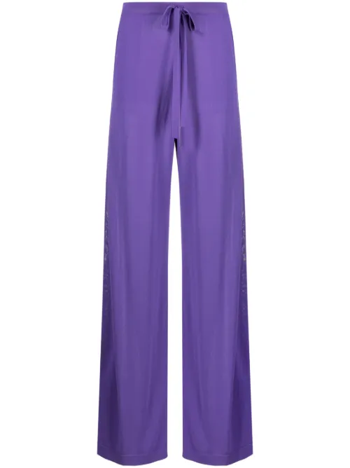 Pantalon en maille à coupe ample - P.A.R.O.S.H. - Modalova