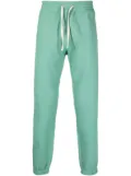 Paura drawstring cotton track pants - Green