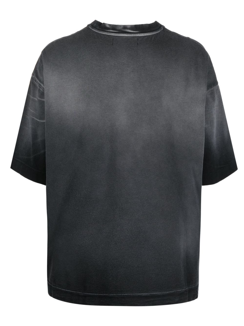 Paura T-shirt met gerafeld-effect - Zwart