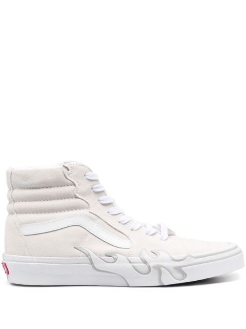 hype Vans Sk8-Hi flame-print sneakers  