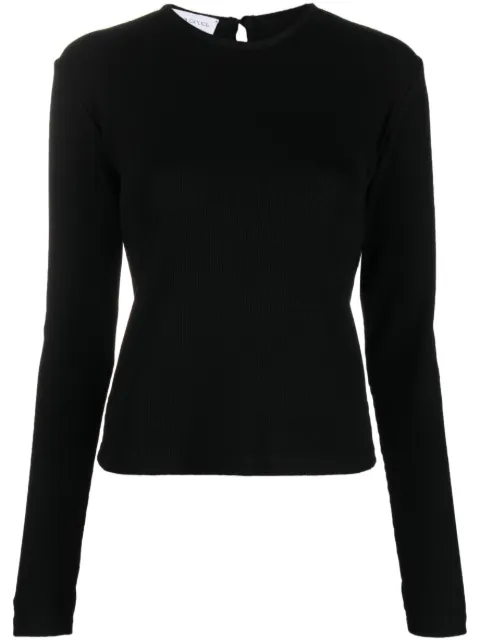 Ioana Ciolacu plain open-back sweatshirt