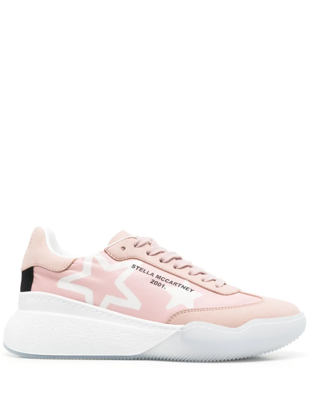 Stella McCartney Loop panelled low-top sneakers - Pink