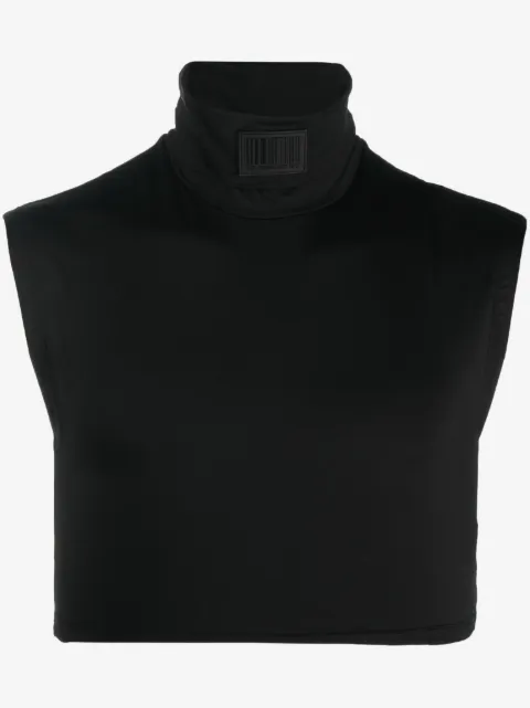 VTMNTS logo-patch cropped vest