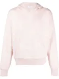 RHUDE patterned-intarsia knitted hoodie - Pink