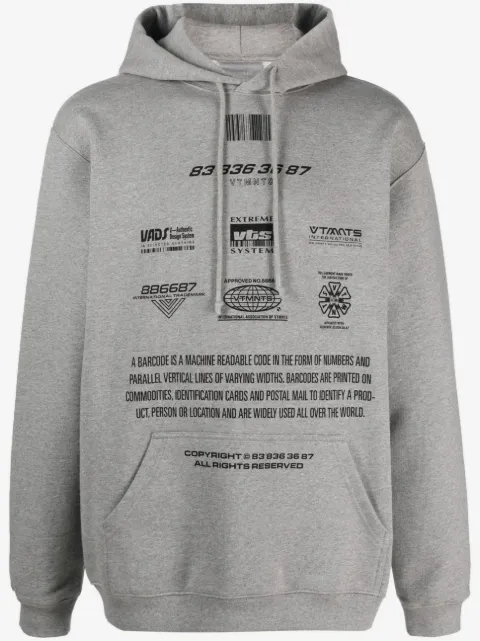VTMNTS hoodie Movie Barcode Definition