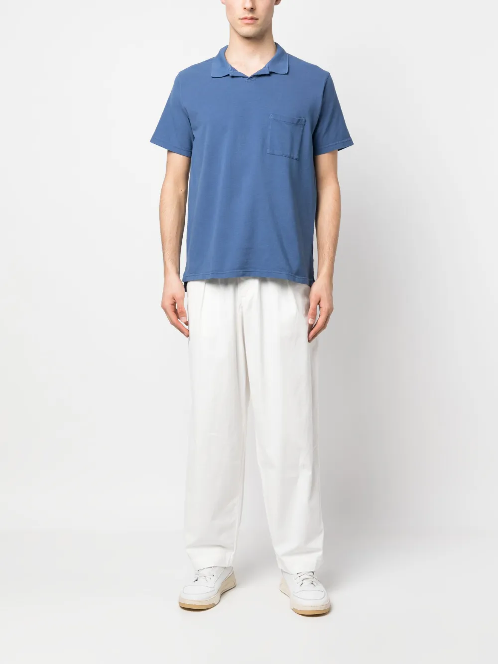 Universal Works Poloshirt - Blauw