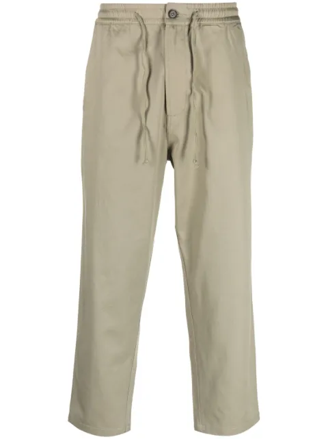 Universal Works pantalones rectos con cordones en la pretina