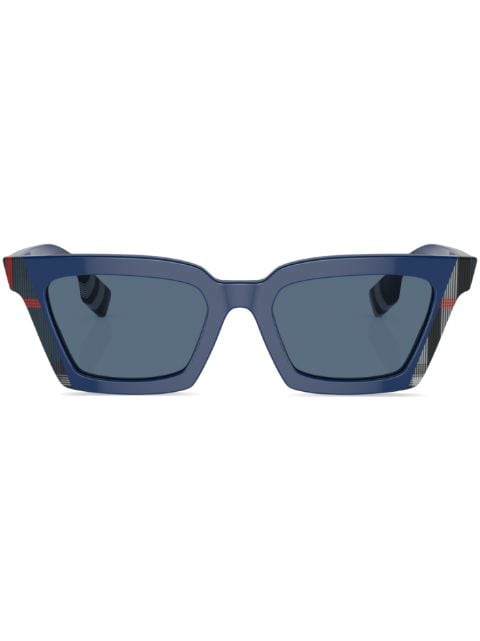 Burberry Eyewear Briar check-print square-frame sunglasses