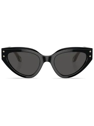 Bvlgari キャットアイ サングラス | ブラック | FARFETCH JP