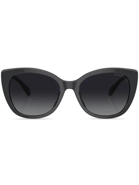 Coach logo-detail cat eye sunglasses