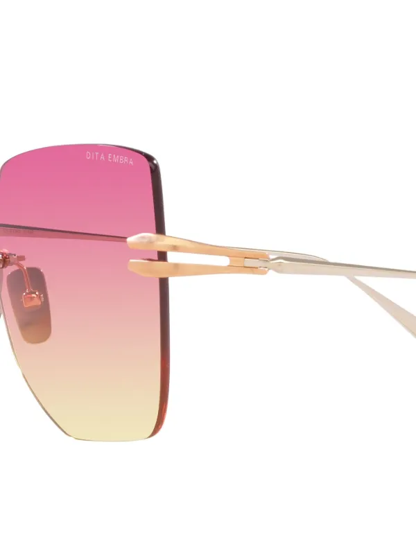 Dita Eyewear Embra gradient-lenses Sunglasses | Gold | FARFETCH