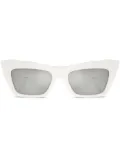 Dolce & Gabbana Eyewear tinted cat-eye sunglasses - White