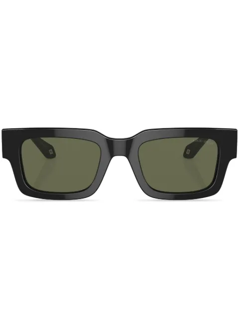 Giorgio Armani rectangle-frame tinted-lenses sunglasses