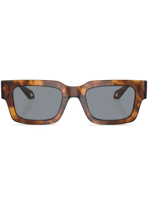 Giorgio Armani rectangle-frame tinted-lenses sunglasses