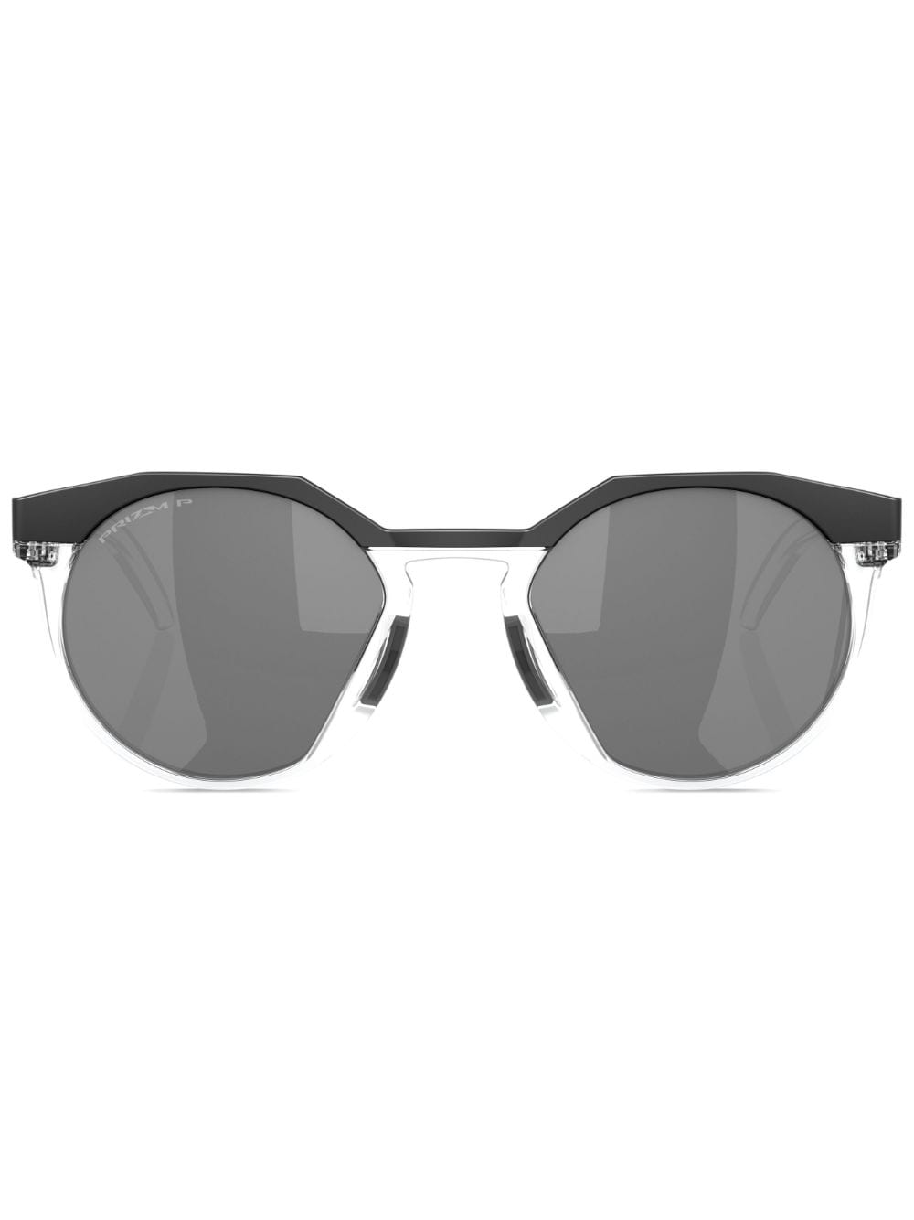 Shop Oakley Round-frame Sunglasses In Schwarz