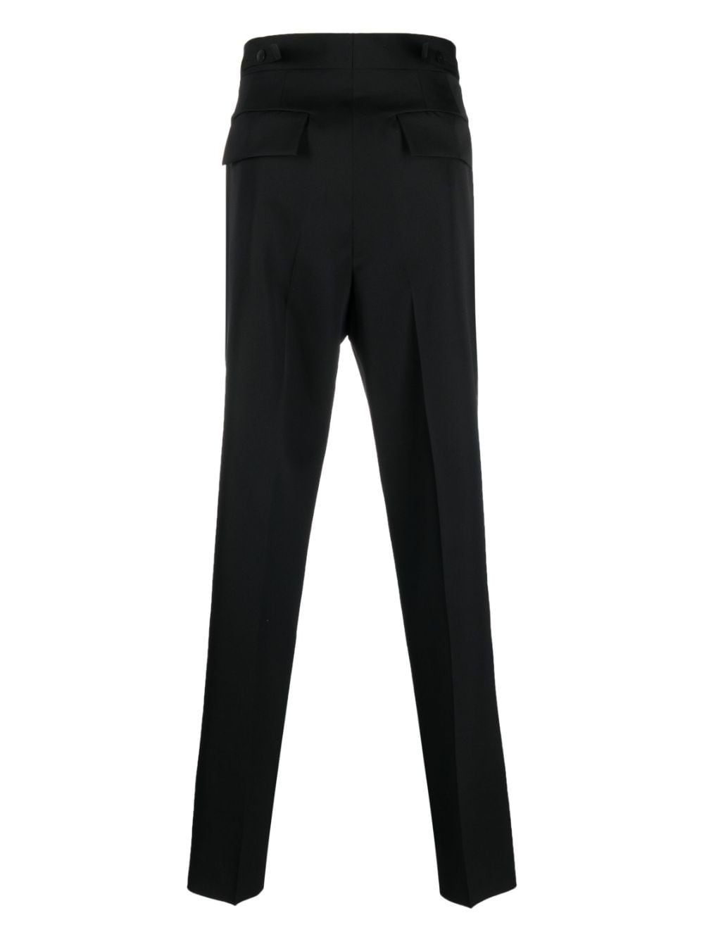 Shop Sapio Straight-leg Tailored Trousers In Schwarz