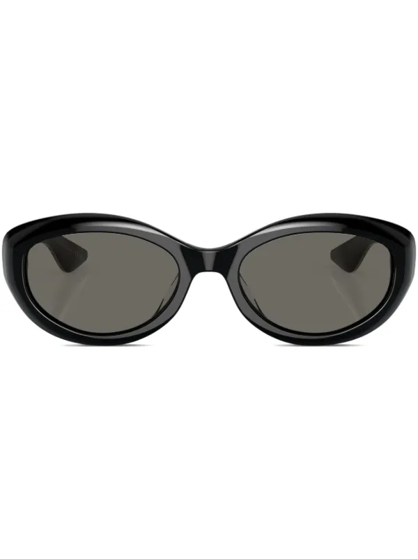 OLIVER PEOPLES オーバル型サングラス Oliver Peoples 1969 オーバルフレーム サングラス | ブラック