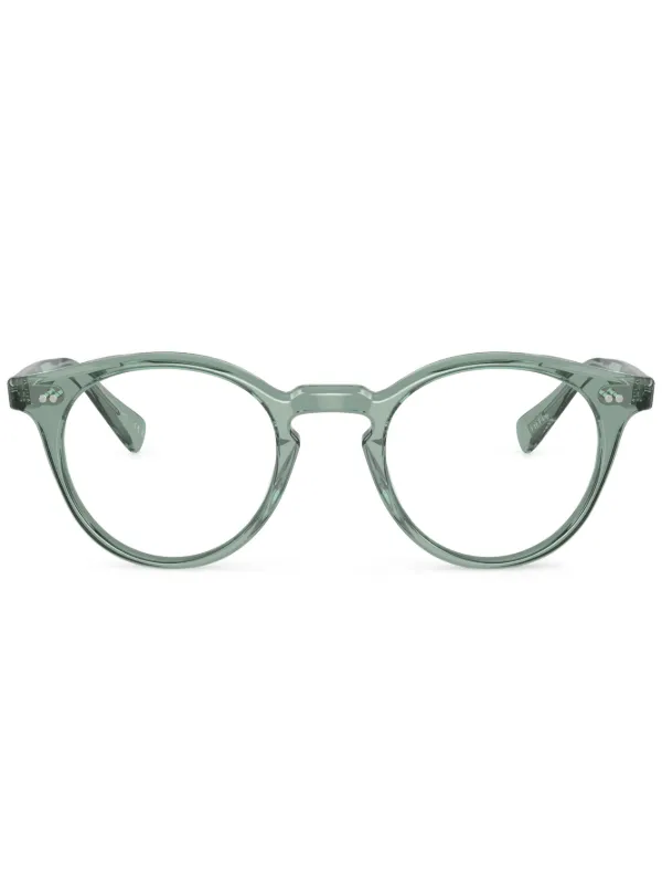 Green round glasses hotsell