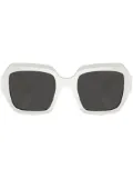 Prada Eyewear oversize-frame sunglasses - White