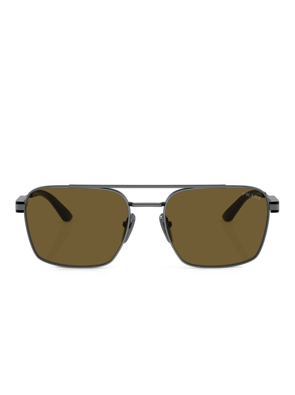 Prada Square-frame Tinted Lenses Sunglasses In Grey
