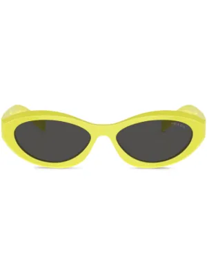 Prada Eyewear キャットアイ サングラス | ホワイト | FARFETCH JP