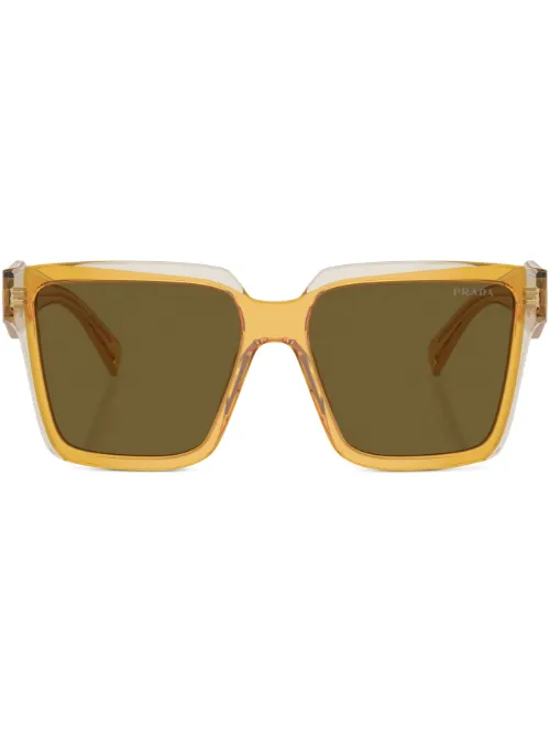 Lunettes de soleil à monture oversize - Prada Eyewear - Modalova