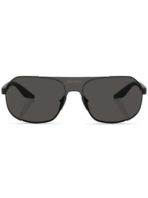 Prada Linea Rossa Sonnenbrille mit rundem Gestell