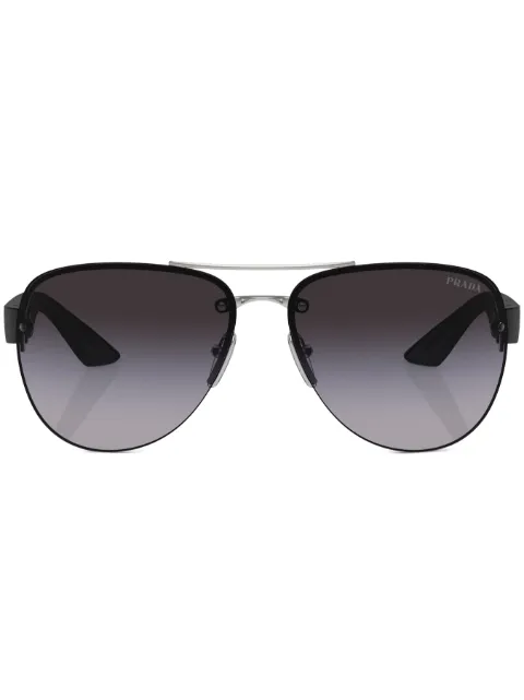 Prada Linea Rossa pilotsolglasögon