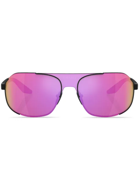 Prada Linea Rossa round-frame sunglasses 