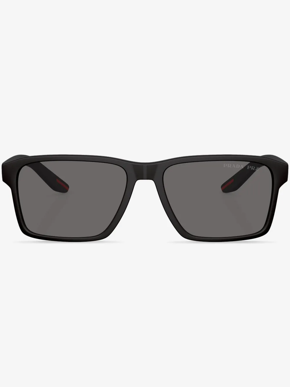 Prada Linea Rossa rectangle-frame sunglasses | Black | Image 1
