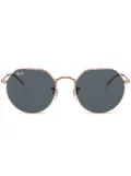 Ray-Ban Jack round-frame sunglasses - Gold