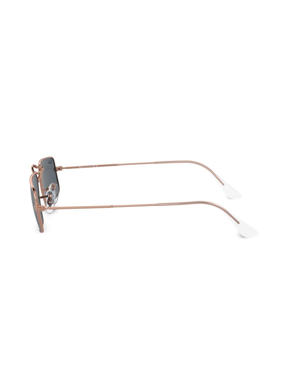 Shop Ray Ban Julie Rectangle-frame Sunglasses In Gold