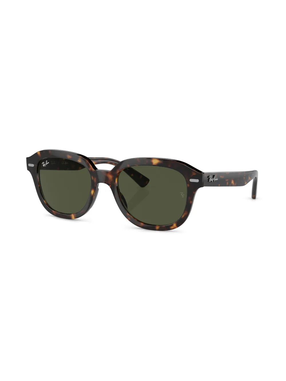 Ray Ban Erik Round-frame Sunglasses In Braun