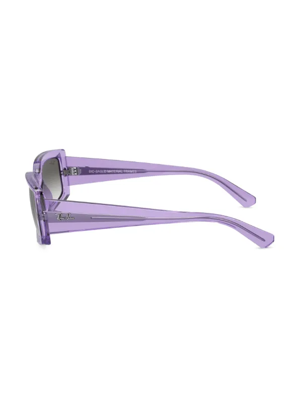 Ray-Ban Kiliane Bio-Based rectangle-frame Sunglasses | Purple