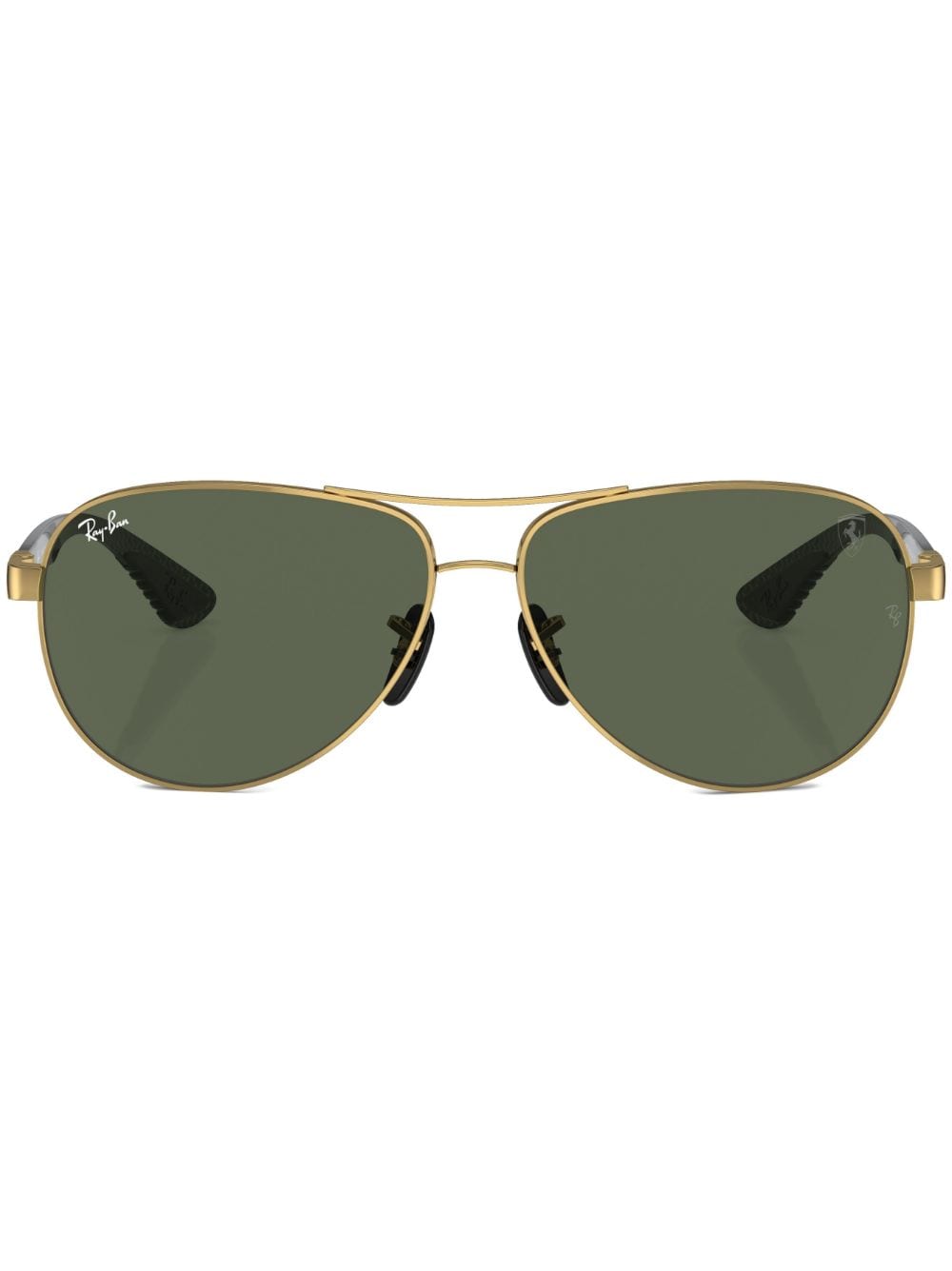 Ray Ban Tinted-lenses Pilot-frame Sunglasses In Gold
