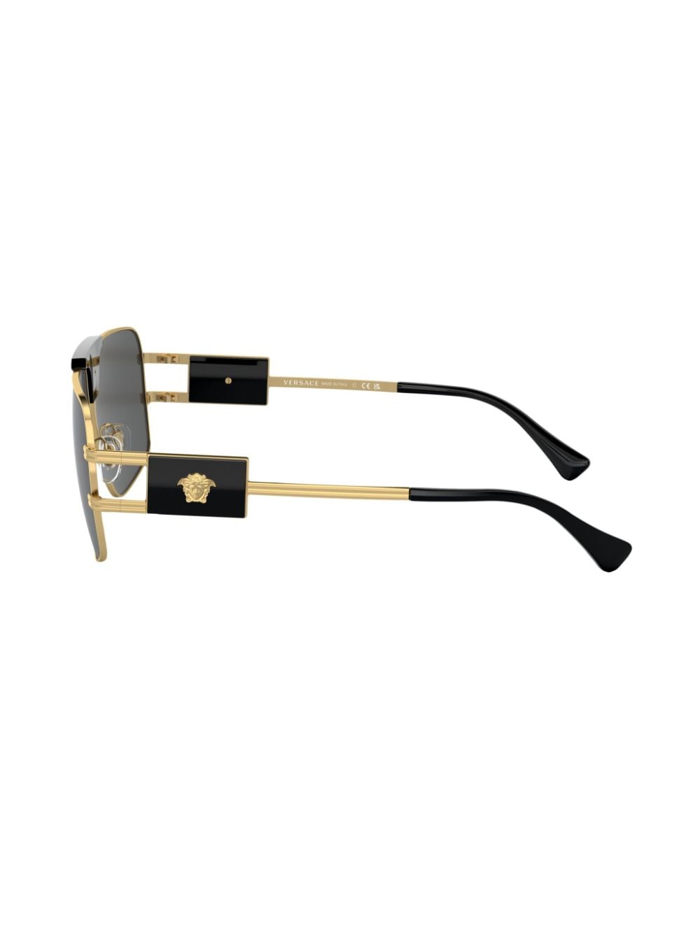 Shop Versace Special Project Square-frame Sunglasses In Gold