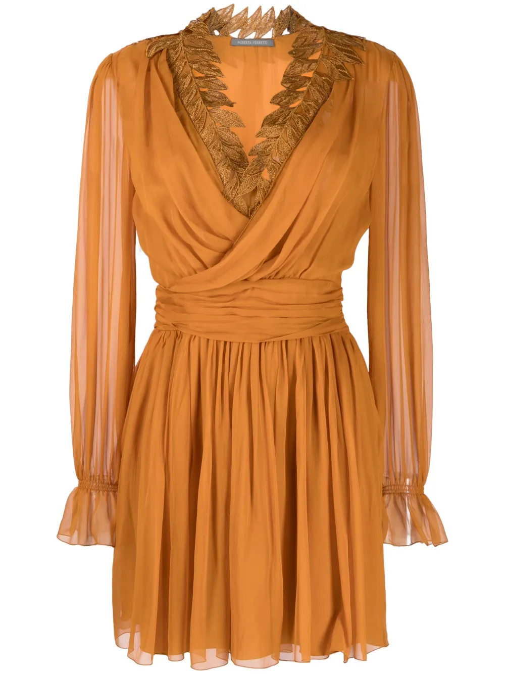 alberta ferretti orange dress Show Report: Alberta Ferretti S/S 14 Womenswear