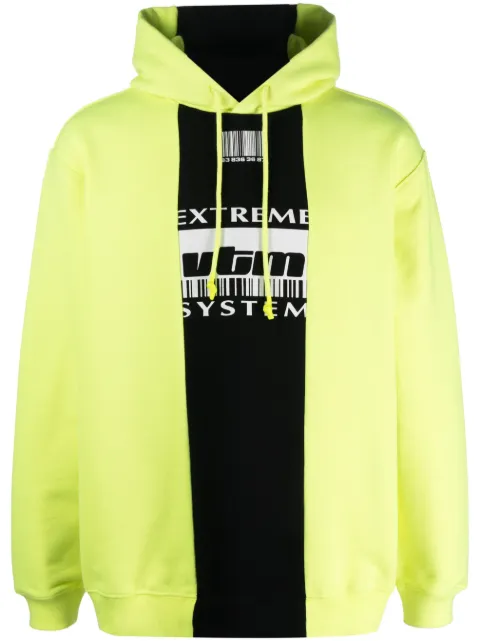VTMNTS logo-print cotton hoodie 