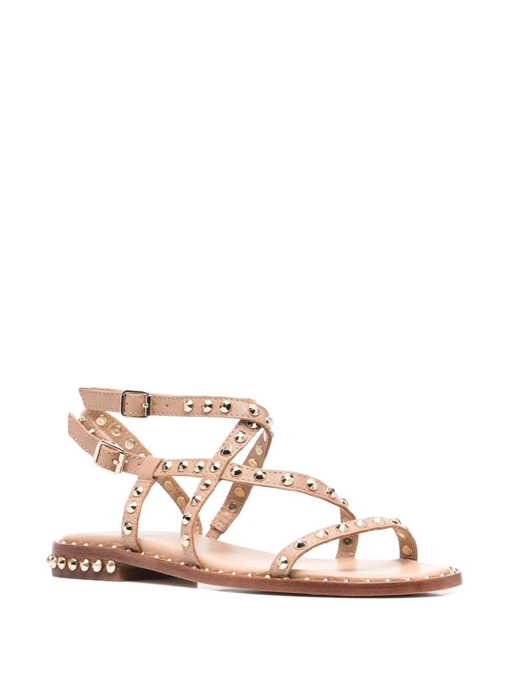 Ash Petra stud-embellished Flat Sandals - Farfetch