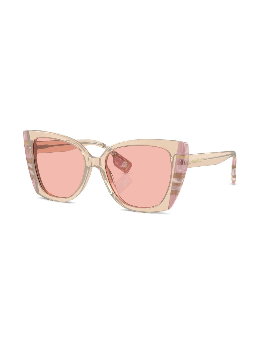 Shop Burberry Eyewear Meryl Cat-eye Frame Sunglasses In Neutrals