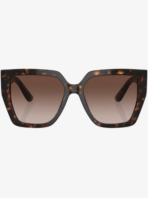 Dolce & Gabbana Eyewear tortoiseshell oversize-frame sunglasses