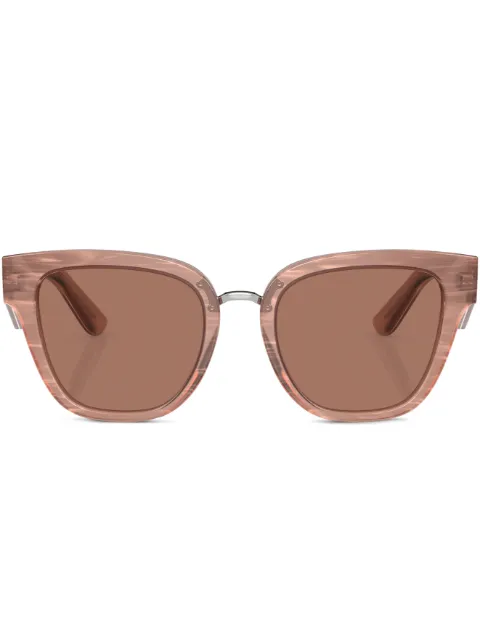 Dolce & Gabbana Eyewear lentes de sol con armazón cat eye estilo carey 