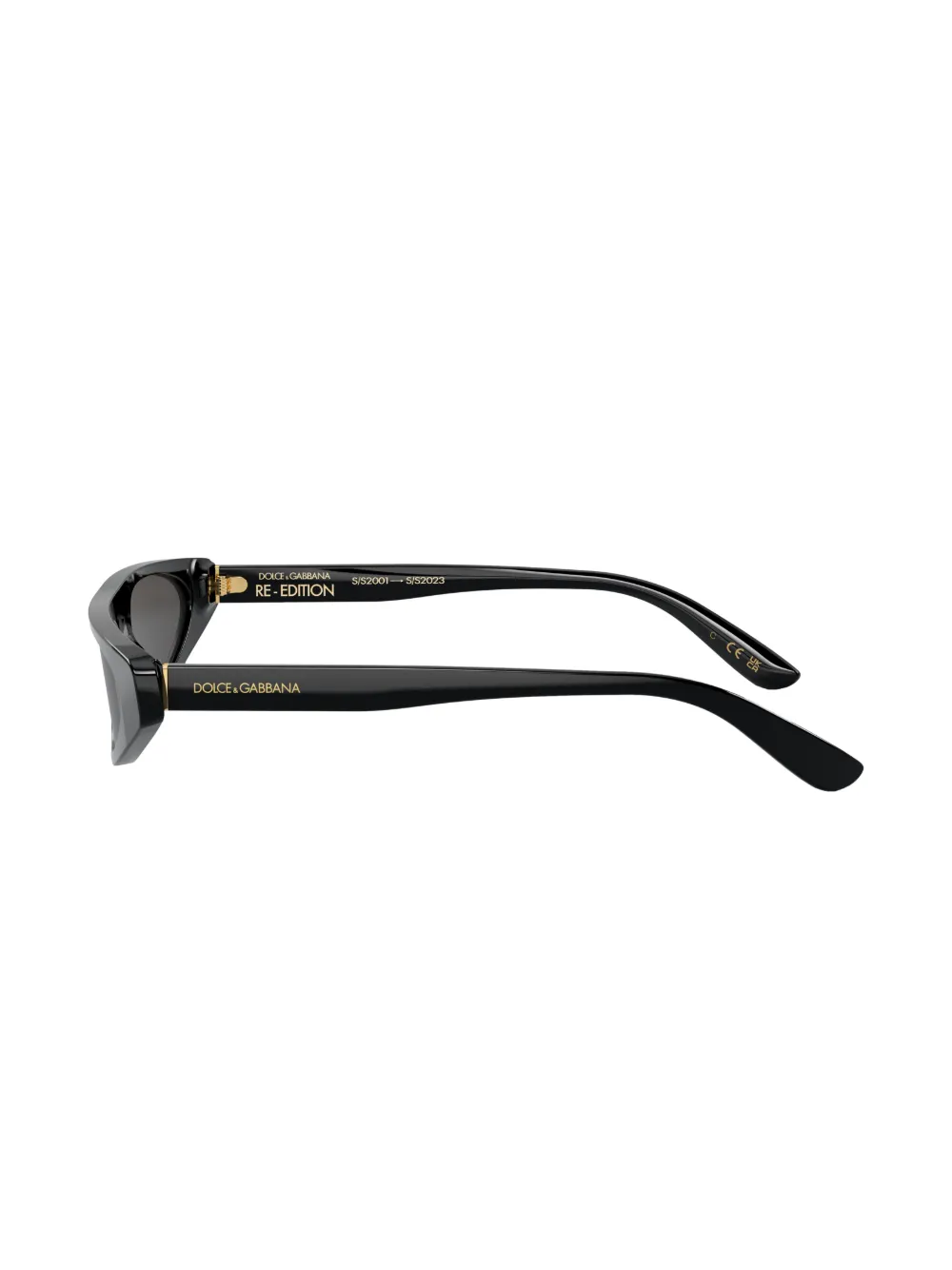 Shop Dolce & Gabbana Tinted Cat-eye Sunglasses In Schwarz