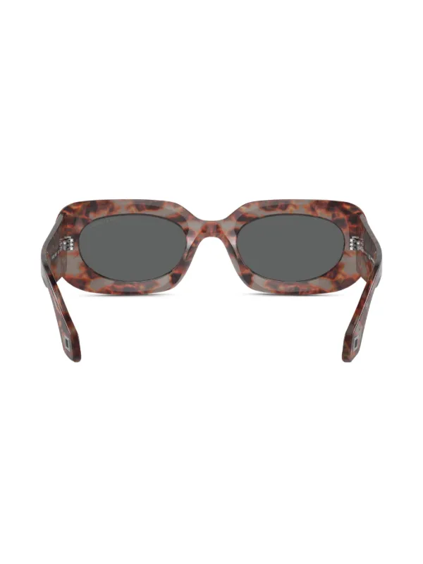 Giorgio Armani logo-print Sunglasses | Grey | FARFETCH