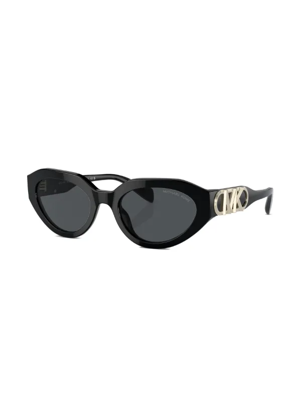 Michael Kors Empire oval-frame Sunglasses Black FARFETCH IN