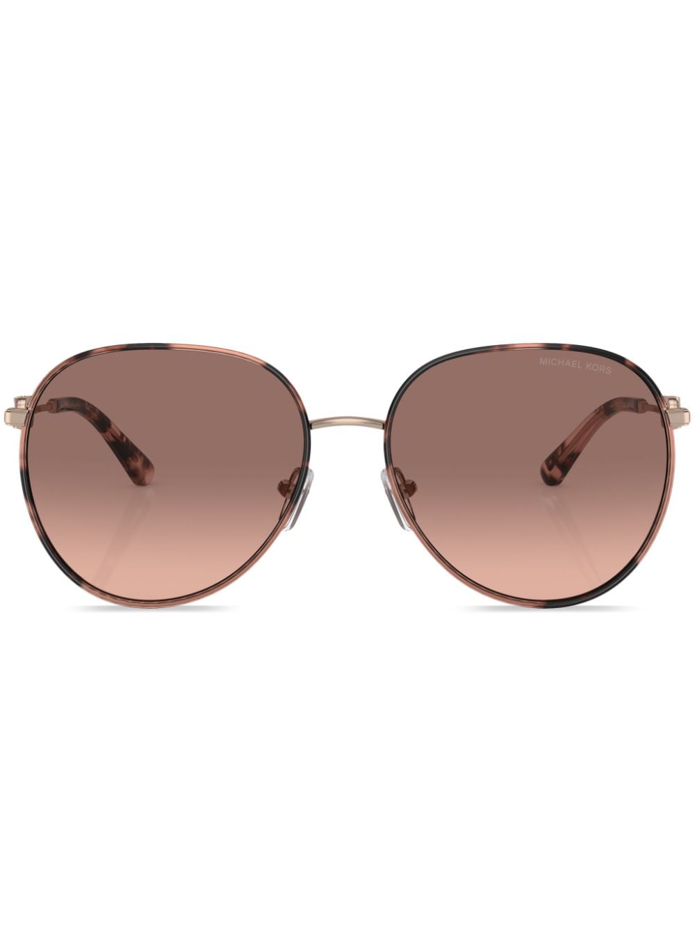 Michael Kors Empire Round-frame Sunglasses In Pink
