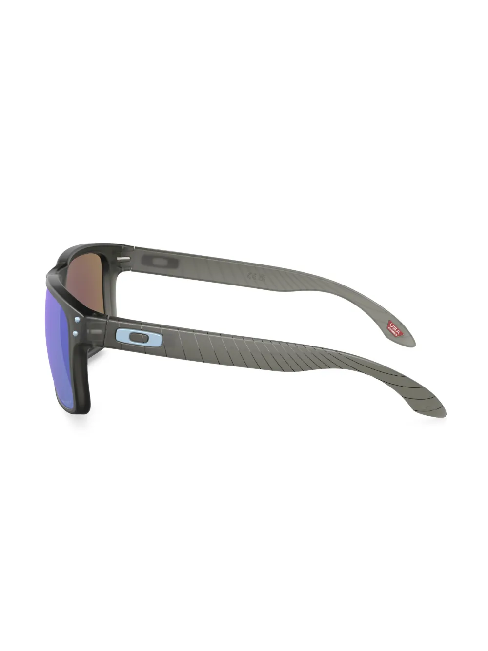 Shop Oakley Holbrook Mirrored-lenses Sunglasses In Grau